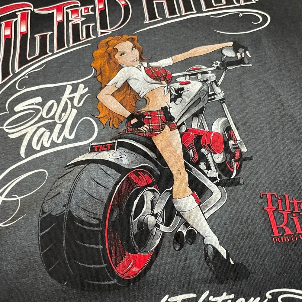TILTED KILTS 2X Black Short Sleeve Men's Tee Preshrunk 100% Cotton - Picture 6 of 16